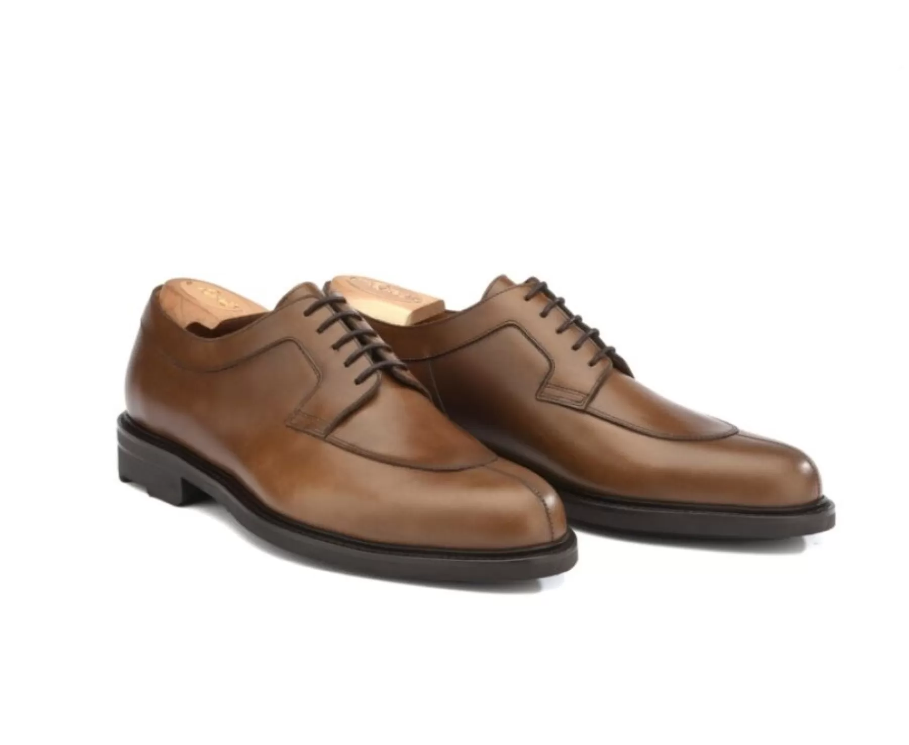 Shoes Bexley Comfort Shoes | Derby Shoes - Rubber Outsole Kent Gomme  Country Brown Cognac - Bexley Shoes