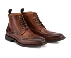 Shoes Bexley Boots Shoes | Lace-Up Boots Derby Charing Gomme City Patina Chestnut