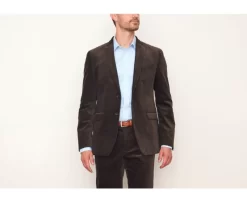 Suits & Blazers Bexley | Men'S Suit Blazer Leontilde Brown